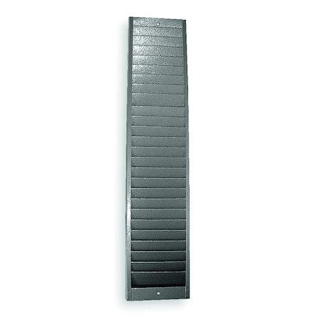 Badge Rack,1-1/2 x 21-1/2 x 5