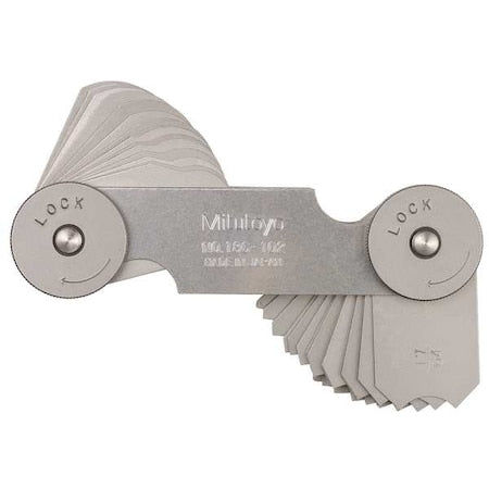 Radius Gage Set, 17/64 to 1/2,32 Leaves