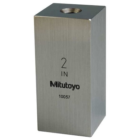 Gage Block, Square, Steel, 2.00 In, ASME 0