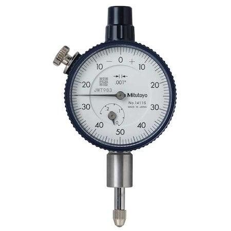 Dial Indicator, 0 to 0.250 In, 0-50-0