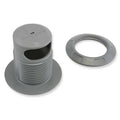 Grommet Hole Cable Anchor, Gray, 3.54" H