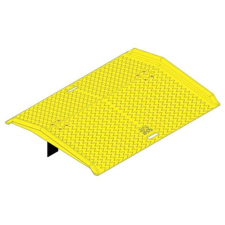 Dockplate, Polyethylene, 750 lb, 36 x 48 In