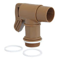 2 in Male NPT Drum Tap, Polyethylene, 2-1/4 in Dia, 6-1/2 in L