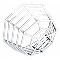 Protective Cage, 3-1/4" D, 3" H, 7" W, White