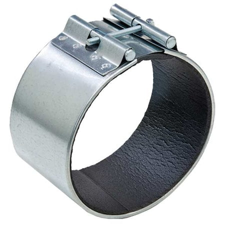 Round Connector Sleeve, 8 in Duct Dia, Metal, 24 ga GA, 8 in W, 3-1/2" L, 8 in H