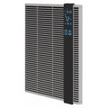 Recessed Electric Wall-Mount Heater, Recessed, 200 to 1500 W, 120V AC, Gray