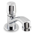 Metering Single Hole Lavatory Faucet, Single Hole Mount, Chrome Single hole installation Hole