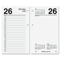Desk Calendar Refill, 3.5 x 6, White Sheets, 12-Month (Jan to Dec): 2025