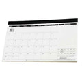 Compact Desk Pad, 18 x 11, White Sheets, Black Binding, Clear Corners, 12-Month (Jan to Dec): 2025
