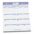 Flip-A-Week Desk Calendar Refill, 7 x 6, White Sheets, 12-Month (Jan to Dec): 2025