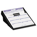 Flip-A-Week Desk Calendar and Base, 7 x 5.5, White Sheets, 12-Month (Jan to Dec): 2025