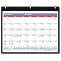 Monthly Desk/Wall Calendar with Plastic Backboard and Bonus Pages, 11 x 8, 12-Month (Jan-Dec): 2025