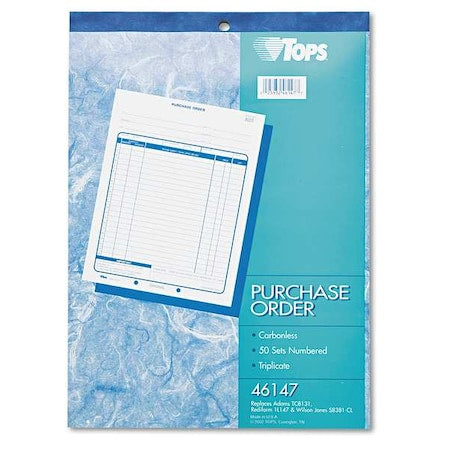 Purchase Order Book, 3-Part Carbonless