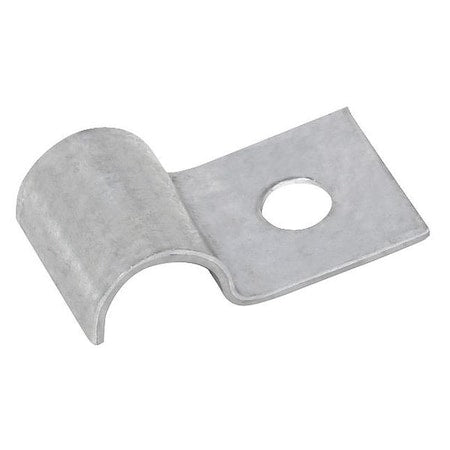 Cable Clamp, Steel, 5/8 in Bundle Dia., Natural, 50 PK