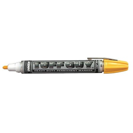 Industrial Marker, Medium Tip, Yellow Color Family, Ink