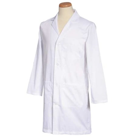Lab Coat, Polyester/Cotton, 3 Pockets, Buttons
