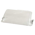 Floor Register Air Deflector, Clear, 14 in L x 4 in W x 2-3/4 in H, 2 mm Thick, Magnetic Connection