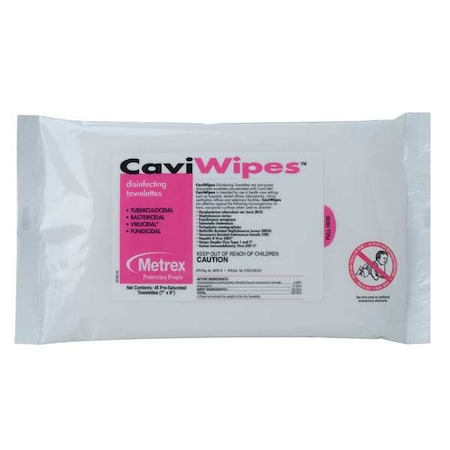 Disinfecting Wipes, 7 x 9", 45 Wipes