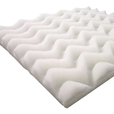 AirFilterPad, 20inH, 25inW, Polyester, PK30