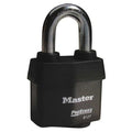 Padlock, Keyed Alike, Standard Shackle, Rectangular Steel Body, Boron Shackle, 7/8 in W