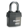 Padlock, Keyed Different, Standard Shackle, Rectangular Steel Body, Boron Shackle, 7/8 in W