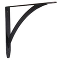 10 IN Black Elegante Shelf Bracket