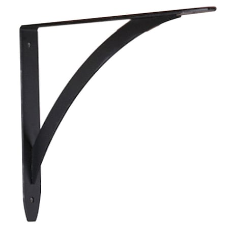 10 IN Black Elegante Shelf Bracket