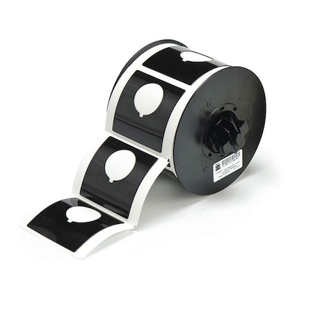 Raised Panel Label, Black, Labels/Roll: 145
