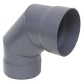 90 Degree Elbow, 8 in Duct Dia, Type I PVC, 11-5/8" L