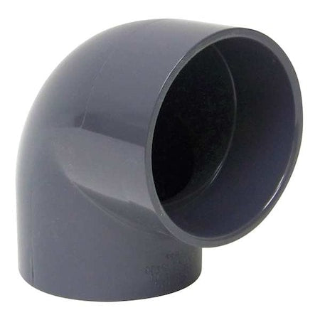 90 Degree Elbow, 4 in Duct Dia, Type I PVC, 4-1/2" L