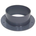 Flange Adapter, 12 in Duct Dia, Type I PVC, 16" L, 3-3/4" H
