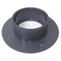 Flange Adapter, 4 in Duct Dia, Type I PVC, 8-1/2" L, 3-1/4" H