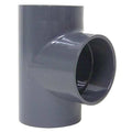 Duct Tee, 4 in Duct Dia, Type I PVC, 8-7/8" L