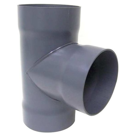 Duct Tee, 12 in Duct Dia, Type I PVC, 22-3/4" L