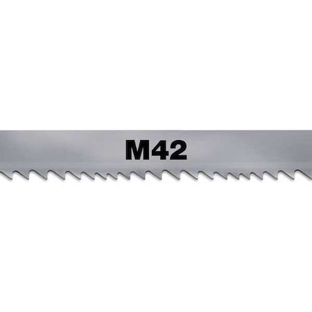 Band Saw Blade, 5 ft. 4-1/2" L, 1/2" W, 10/14 TPI, Bi-Metal, 0.035" Thick