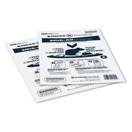 Glue Trap, 6-1/2 In. L, 5 In. W, PK2