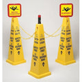 Cone Kit, 26 in H, 10 9/10 in W, Plastic, Cone, English, Spanish, 6VKR8