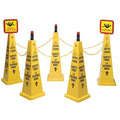 Cone Kit, 26 in H, 10 9/10 in W, Plastic, Cone, English, Spanish, 6VKT0