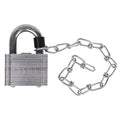 Padlock, Keyed Different, Standard Shackle, Square Steel Body, Steel Shackle, 13/16 in W