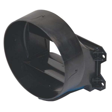 Round Duct Connector, 6In, Polypropylene