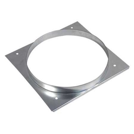 Round Duct Connector, 8In, Galv Steel
