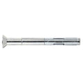 Dynabolt Sleeve Anchor, 3/8" Dia., Flat, Stainless Steel Plain, 50 PK