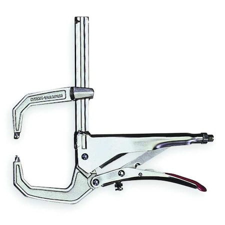 Sliding Arm Locking Clamp, 11", 4-1/2"Cap.