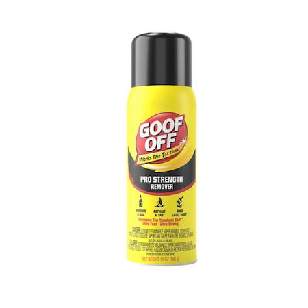 Adhesive Remover, 12 oz Aerosol Can, Ready to Use