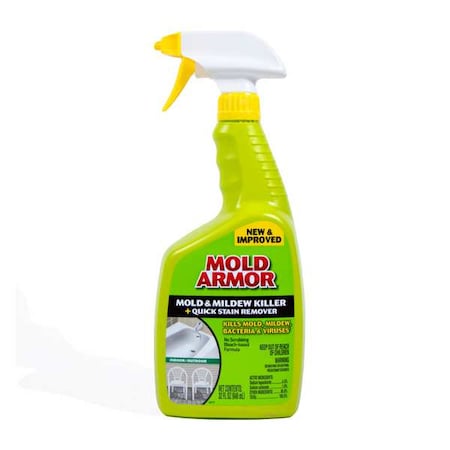 Mold Mildew Stain Remover, Trigger Spray Bottle, 32 oz, Ready to Use