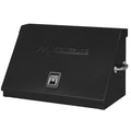 Triangular Top Chest, 0 Drawer, Black, 16 ga. Steel, 30-3/4" W x 15-1/4" D x 18-1/4" H