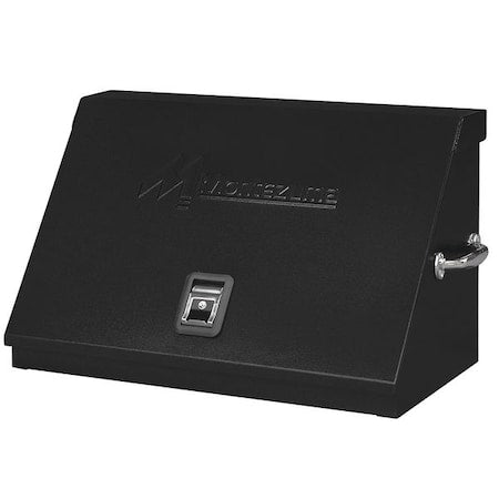 Triangular Top Chest, 0 Drawer, Black, 16 ga. Steel, 30-3/4" W x 15-1/4" D x 18-1/4" H
