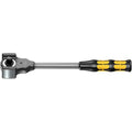 1/2" Drive 30 Geared Teeth Hammer Head Style Hand Ratchet, 13-3/8" L, Satin Finish