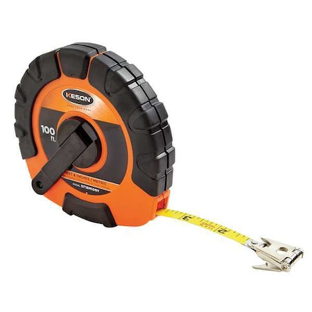 100 ft/30m Tape Measure, 3/8 in Blade
