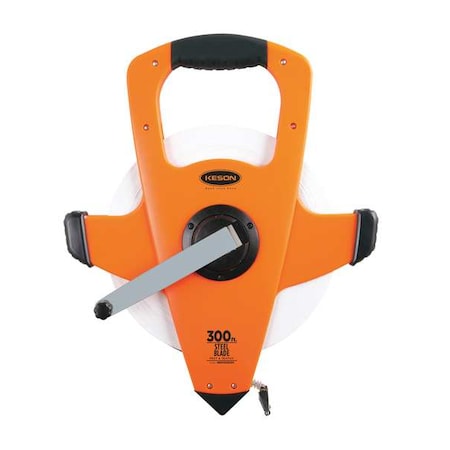 300 ft Engineer's Tape Measure, 3/8 in Blade